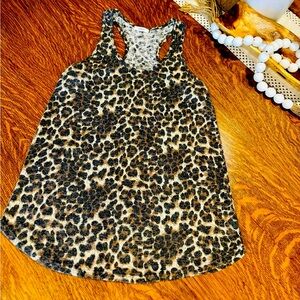 Super soft, cheetah tank